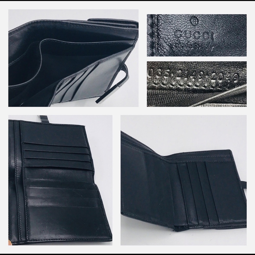 Gucci Black Wallet with Silver Accent - Picture 13 of 14